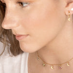 Choker Multicolor y lunas