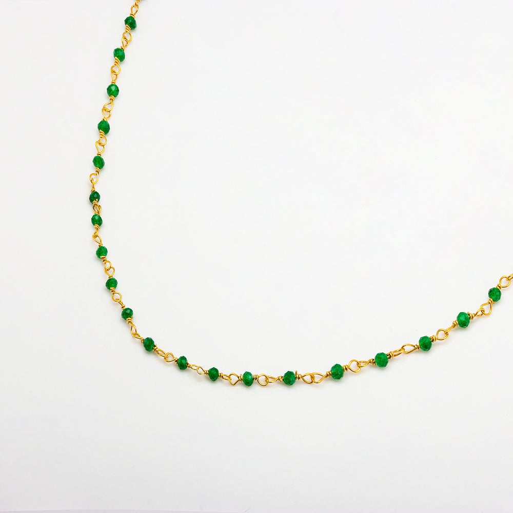 Choker Onyx verde