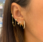 Pendiente earcuff cadena